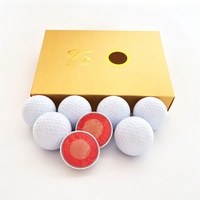 Balles de golf en uréthane moulé 4 pièces, haute performance, personnalisables, avec boîte design doré – Fabricant professionnel à prix compétitif, vente en gros