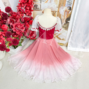 Robe de tutu de ballet romantique espagnole noire AL-R0812 pour filles, style occidental à la mode pour les spectacles et les entraînements - Product Image 2