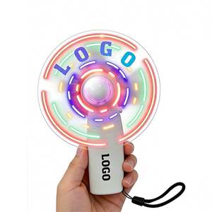 Ventilador Luminoso LED CJX775 con Texto Personalizado, Ventilador de Mano Intermitente con Logotipo, Mini Ventilador al por Mayor, Regalo Publicitario del Fabricante - Product Image 1