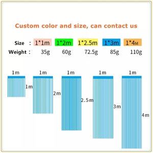 Shimmering High-Density PET 1.6 Silk Shimmering Foil <strong>Door</strong> Curtain PET Metallic <strong>Streamers</strong> for Graduation Parties - Product Image 2