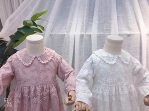 Otoño bebé chica vestido de encaje de peter pan vestidos de niños los niños coreanos boutiques de ropa de moda de lolite 51 - Product Image 5