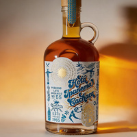 Autocollants personnalisés en papier texturé holographique avec logo en feuille d'or pour emballages de boissons, étiquettes pour vin et huile d'olive