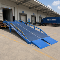 LANSHENG 6-12T Lagerhaus Neues Design Hydraulische Mobile Laderampe für LKW