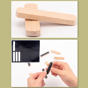 Palo <span class=keywords><strong>de</strong></span> Madera a Juego Montessori para Niños, Juguete Educativo <span class=keywords><strong>de</strong></span> Aprendizaje Temprano, Juego <span class=keywords><strong>de</strong></span> Pensamiento Lógico DIY, Palo <span class=keywords><strong>de</strong></span> Helado <span class=keywords><strong>de</strong></span> Madera, Rompecabezas - Product Image 6