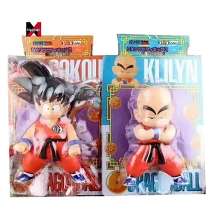 21厘米日本动漫bonecos e figulas de acao玩具estatua Dragoned Ball Z Child Son Goku & Kulilin gokou klilyn动作人物
