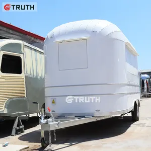 Remolque de helado móvil Qingdao truth, camión de comida, remolque de concesión de alimentos Airstream