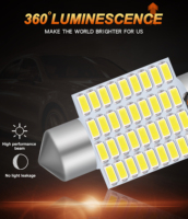 JIACHI Interior Led Fabricante Auto Lámpara C5W 41MM 36MM 31MM C10W 3014 Blanco Coche Led Festoon Luz de lectura CANBUS Licencia Bombilla