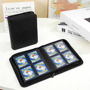 Album de cartes photo Kpop à 9 pochettes, 360 emplacements, en cuir PU, classeur de cartes à collectionner, étanche, pour exposition et cadeaux - Product Image 4