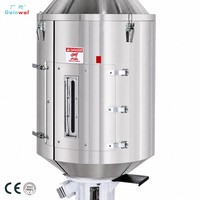 Séchoir à trémie de 50 kg pour le séchage de résines PET, ABS, PC, sécheur de granulés plastiques à air chaud avec contrôle numérique de la température