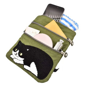 Wholesale custom adjustable nylon messenger <b>bag</b> unisex casual small wallet zipper shopping <b>shoulder</b> messenger <b>bag</b> - Product Image 3