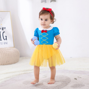 Combinaison Robe de Princesse pour Bébé Fille, Costume de Cosplay pour Fille, Tenue pour Fête d'Anniversaire - Product Image 2