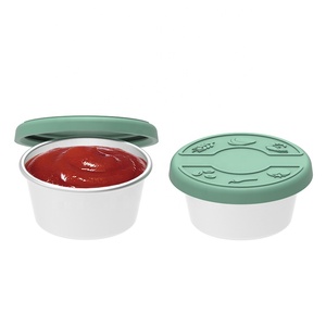 Contenedor de Silicona Multifuncional Reutilizable para Niños, Mini Tazón para Salsas, Contenedor Hermético para Aderezos de Ensalada - Product Image 1