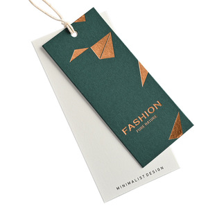 Étiquettes volantes étiquettes de vêtement en aluminium étiquettes de Logo personnalisé feuille d'or estampage Logo étiquette <span class=keywords><strong>volante</strong></span> pour jeans et vêtements - Product Image 6