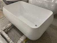 Baignoire de spa Baignoire à jets tourbillons Baignoires en acrylique avec massage Nouveau design Baignoire d'hydromassage intérieure moderne pour 2 personnes Égouttoir