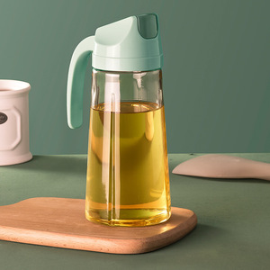 Pot à <span class=keywords><strong>huile</strong></span> en verre moderne de haute qualité, écologique, anti-fuite, ouverture/fermeture automatique, 300 ml, multifonctionnel, pour la <span class=keywords><strong>cuisine</strong></span>, les assaisonnements, les fêtes - Product Image 3