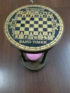 Vintage Metal Glass Sand <b>Hourglass</b> 15 Min <b>Timer</b> Round Tabletop Decor for Office Home Study - Product Image 6