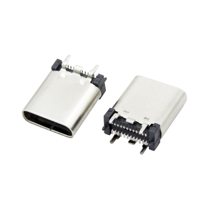 Conector USB Tipo C de Acero Inoxidable SUS304, Corriente Nominal de 5A, Adaptador SMT Vertical Conveniente con Fácil Instalación - Product Image 2