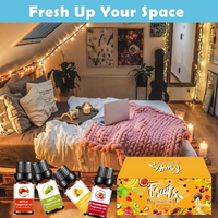 Huile parfumée fruitée pour la fabrication de bougies et de savon, huiles essentielles de qualité supérieure 10ml X 10 ensemble d'huiles pour diffuseur d'aromathérapie