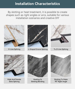 Stijl 3Mm Hoge Glanzende Uv Marmeren Plaat Redelijke Prijs Nieuwe Pvc Pvc Board + Marmer Design + Uv Coating. - Product Image 6