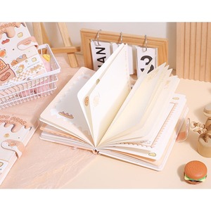 <span class=keywords><strong>2025</strong></span> Tùy Chỉnh A5 Dễ Thương Màu Sắc Phim Hoạt Hình Bánh Mì Gấu Tạp Chí Nhật Ký PU Máy Tính Xách Tay Với Khóa Từ - Product Image 6