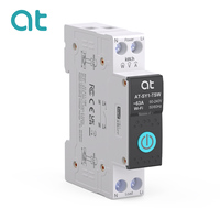 Interrupteur WiFi miniature AT Tuya AT-SY1-TSW, disjoncteur basse tension, disjoncteur électronique WiFi, interrupteur intelligent WiFi, disjoncteur WiFi Mcb
