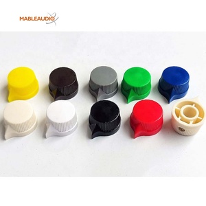 Knob Black Knob ABS tombol potensiometer/tombol audio/tombol untuk potensiometer tabung <span class=keywords><strong>Fender</strong></span> Amplifier gitar - Product Image 3