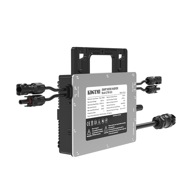 New Generation Grid Tie Micro Inverter 800W Single Pure Sine Wave IP67 Waterproof APP WiFi Longer Service Life