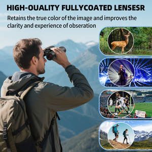 <span class=keywords><strong>Loupes</strong></span> médicales compactes noires de haute qualité, étanches, à revêtement multicouche, avec système de zoom 20x50, fonctionnement à pièces, pour - Product Image 6
