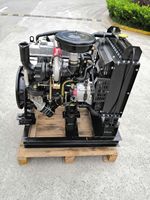 Ensemble complet de moteur diesel Isuzuu 4JB1 avec radiateur, 62 kW, 92 ch, 3600 tr/min, démarrage électrique pour pick-up, camion léger, véhicule