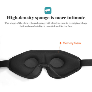Antifaz para Dormir <span class=keywords><strong>de</strong></span> Viaje con Logotipo Personalizado, Diseño 3D, Súper Suave, con Correa Elástica, Tejido Opaco, Excelente Bloqueo <span class=keywords><strong>de</strong></span> Luz - Product Image 6