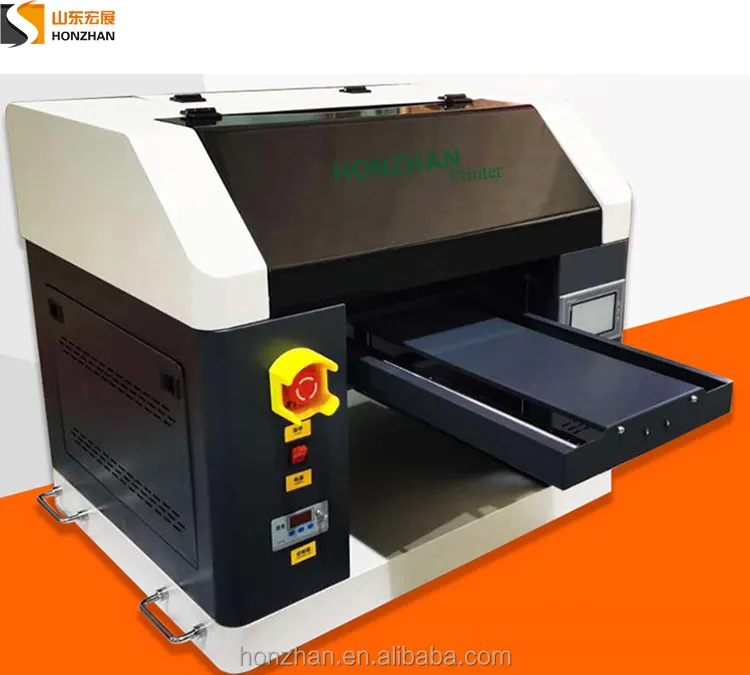 Controllo automatico del computer Honzhan a3 formato UV stampante per la stampa di bottone di plastica