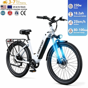 จักรยานไฟฟ้าในเมือง Eu Onesport OT05 Urban <span class=keywords><strong>Electric</strong></span> City <span class=keywords><strong>Bike</strong></span> 250W Velo Electrique จักรยานไฟฟ้าสำหรับผู้หญิง จักรยานไฮบริดไฟฟ้า - Product Image 1