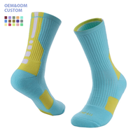 Chaussettes de sport personnalisées amusantes pour hommes et femmes, design tendance, vente en gros OEM