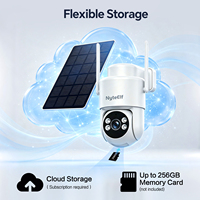 Caméra WiFi Hieasy avec objectif de vision nocturne, stockage cloud, 3MP 4K, idéale pour la protection des villas et des jardins
