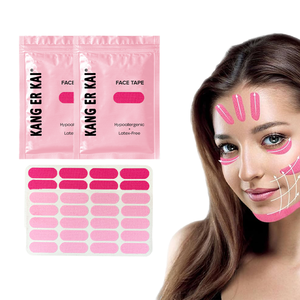 तुरंत त्वचा की गर्दन लिफ्ट टेप गर्दन झुर्रियाँ पैच और महिलाओं के लिए चेहरे की मजबूती टेप, आरामदायक, जबड़े लाइन परिभाषा - Product Image 1