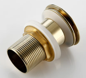 Moderna luce dorata Pop-Up bacino di scarico senza trabocco per uso cucina e bagno - Product Image 3