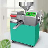 Presse à huile automatique mini commerciale pour l'extraction d'huile de graines de tournesol, de sésame, de noix de coco, d'arachides et de graines de soja