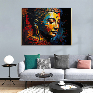 Contemporary <strong>Buddha</strong> <strong>Canvas</strong> Wall Art Print Home Decor Sensory <strong>Canvas</strong> Poster <strong>Paintings</strong> Intriguing <strong>Buddha</strong> Art by Sense <strong>Canvas</strong> - Product Image 5
