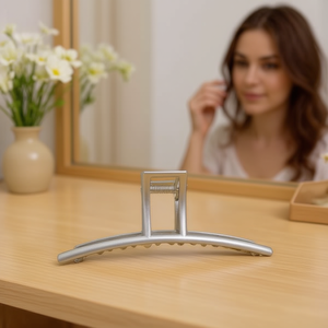 Grande pince à cheveux 11,5 cm, pince à cheveux en métal pour femmes et filles - Product Image 3