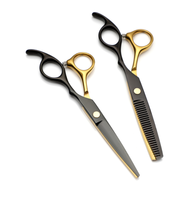 Ciseaux de coiffure professionnels haute performance CGX 6,0 pouces, kit de ciseaux de barbier HSS-034