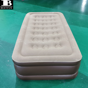 Produttore never-leak twin <span class=keywords><strong>air</strong></span> materasso rialzato di lusso singolo airbed coil beam mobili per letto rialzato per ospiti, casa, all'aperto - Product Image 3