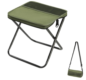 Tabouret pliable - Chaise pliante avec pochette <span class=keywords><strong>de</strong></span> rangement, sac convertible pour un transport mains libres - Product Image 3
