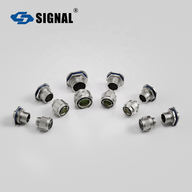 High Reliability D38999 Male/Female Aluminum Circular Connector for Harsh Environments Secure Locking IP67 Rating Multiple