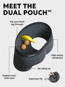 Ropa Interior Masculina CELINNE con Diseño de Separación de Bolsas, Cómoda, de Bambú, con Doble Bolsa de Soporte, Transpirable, Tipo Bóxer - Product Image 3