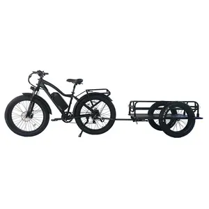 CEMOTO-caja de descarga ligera para bicicleta eléctrica, de 20 pulgadas de neumáticos anchos remolque de carga, ATV