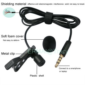 Hot Bán Giá Rẻ Clip <span class=keywords><strong>Mic</strong></span> Ghi Âm Ghi Âm Microphone Chất Lượng Cao Microphone Ve Áo Microphone Cho Điện Thoại Máy Tính Xách Tay - Product Image 3