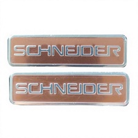 Fabrik-Lieferung Maßgefertigte Form Aluminium Metall Letterpress Druck Geprägte Plakette Emblem Namensschild Modern Individuelle Farbe Zuhause
