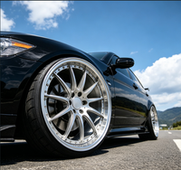 Nouvelles jantes forgées haute performance en 2 pièces, alliage 6061-T6, design concave personnalisé, lèvre polie profonde, 5x112 5x114.3 5x120, luxe