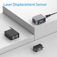 Sensor Jarak Laser Aluminium Die-cast Presisi Tinggi SAKADY, Rentang 30-400mm, Rating IP67, Output RS485 12-24V DC 1