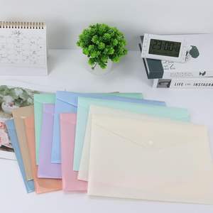 Pochette transparente <span class=keywords><strong>en</strong></span> plastique avec fermeture <span class=keywords><strong>à</strong></span> pression, dossier polyvalent pour l'école, la maison, le <span class=keywords><strong>travail</strong></span> et l'organisation au bureau - Product Image 5